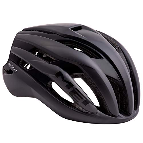 MET Trenta Casco Ciclismo Unisex Adulto, (Negro), M