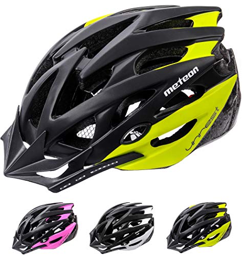 meteor® Casco Bicicleta Helmet de Bici para jóvenes y Adultos para Ciclismo MTB Road Race Montaña BMX Carretera y Otras Formas de Actividad Ciclista Casco Protección Unrest