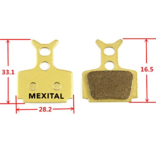 MEXITAL 2 Pares Pastillas Freno Disco sinterizado para Formula R1 R1 Racing T1 RO C1 CR3 Mega The One RX RR1