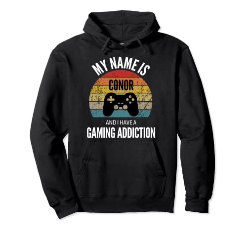 Mi nombre es Conor y tengo una adición a juegos Sudadera con Capucha