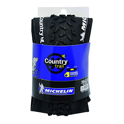 Michelin 439301  Cubierta, Unisex, Negro, 26x2.00