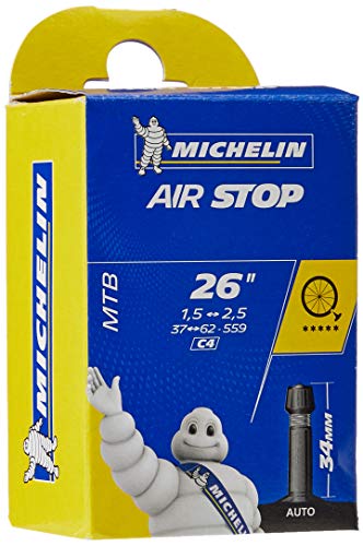Michelin Airstop 125194, Cámara de bicicleta, 26", 37-62-559