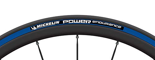 Michelin Cubierta Carretera 700X23 Power Endurance Azul