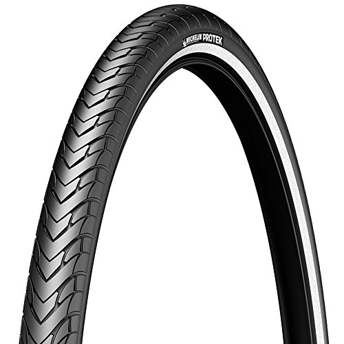 Michelin Cubierta para Bicicleta, Protek 700x40C, Negro, 700 x 40c