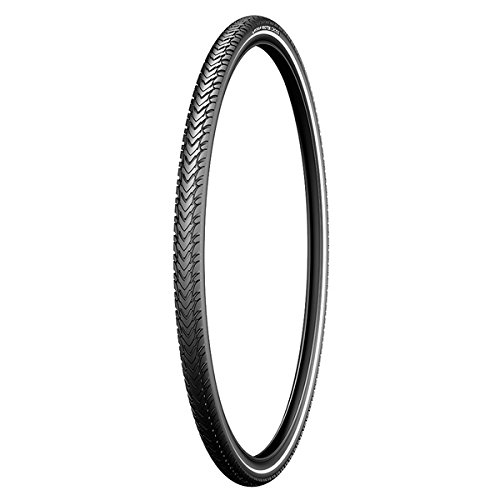 Michelin - Cubierta Protek Cross-Flanco Reflectante para bicicletas, 700x35C