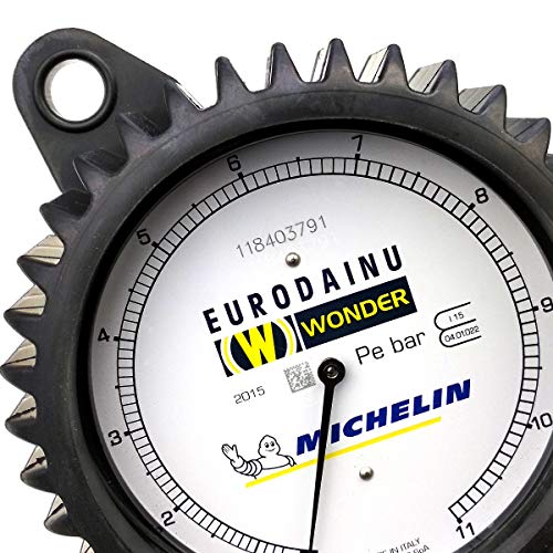 MICHELIN, PISTOLA PROFESIONAL PARA HINCHAR NUEVO MODELO EURODAINU 2015 Hecho en Italia por WONDER, 0,7-11 BAR, Ø80MM Manómetro, Tubo 150 cm