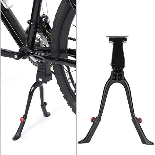 MidGard Soporte para Bicicleta, Soporte de Aluminio, Soporte de Dos Patas, Ajustable de 26 a 29 Pulgadas