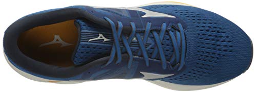 Mizuno Wave Inspire 17, Zapatillas para Correr Hombre, Mykonosb Azafrán Plateado, 42.5 EU