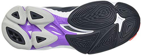 Mizuno Wave Lightning Z6, Zapatillas Mujer, Indiai/Fierycoral2/265C, 40.5 EU