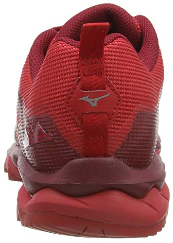 Mizuno Wave Mujin 6, Zapatillas de Running para Asfalto Hombre, Rojo (Cred/Biking Red 56), 41 EU