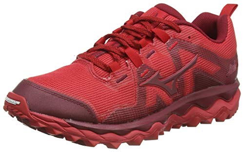 Mizuno Wave Mujin 6, Zapatillas de Running para Asfalto Hombre, Rojo (Cred/Biking Red 56), 41 EU