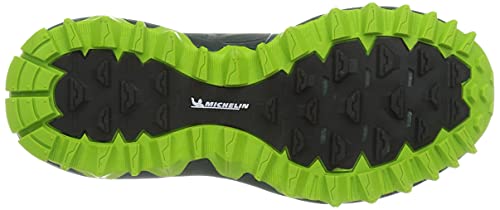 Mizuno Wave Mujin 8, Zapatillas de Trail Running Hombre, LGreen/Obsidian/GGables, 41 EU