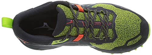 Mizuno Wave Mujin 8, Zapatillas de Trail Running Hombre, LGreen/Obsidian/GGables, 41 EU