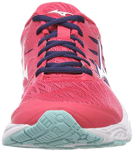 Mizuno Wave Prodigy 2, Zapatillas Mujer, Multicolor (Teaberry/Silv/Blued 001), 40.5 EU