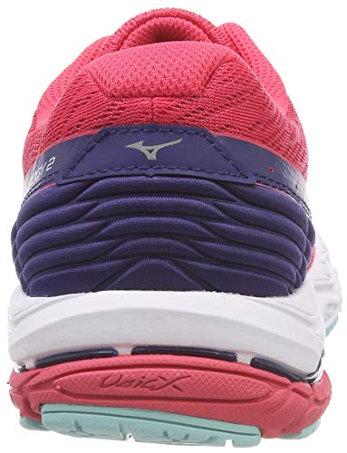 Mizuno Wave Prodigy 2, Zapatillas Mujer, Multicolor (Teaberry/Silv/Blued 001), 40.5 EU