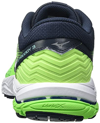 Mizuno Wave Prodigy 3, Zapatillas Hombre, Greeng Snowwht Indiaink Cover Case Negro, 40.5 EU