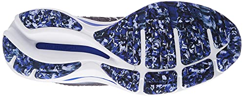 Mizuno Wave Rider 25, Zapatillas de Running Hombre, Obsidian / 10077C / Violet Blue, 44 EU