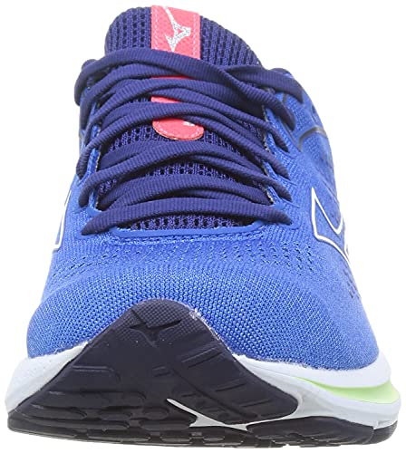 Mizuno Wave Rider 25, Zapatillas de Running Mujer, Fblue Indigowht Divapink, 39 EU