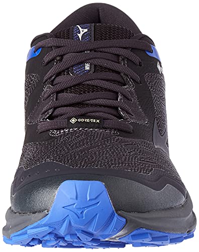 Mizuno Wave Rider GTX, Zapatillas de Trail Running Hombre, BlackenedPearl/BlackenedPearl/VioletBlue, 42.5 EU