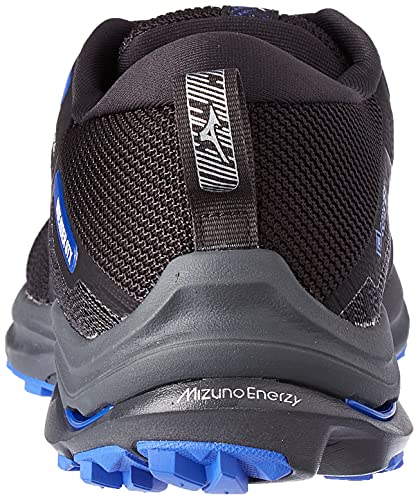 Mizuno Wave Rider GTX, Zapatillas de Trail Running Hombre, BlackenedPearl/BlackenedPearl/VioletBlue, 42.5 EU