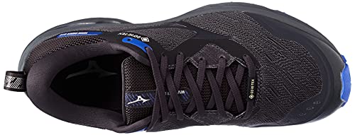 Mizuno Wave Rider GTX, Zapatillas de Trail Running Hombre, BlackenedPearl/BlackenedPearl/VioletBlue, 42.5 EU