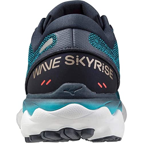 Mizuno Wave SKYRISE 2, Zapatillas de Running Hombre, Scuba Blue/Platinum Gold/India Ink, 41 EU