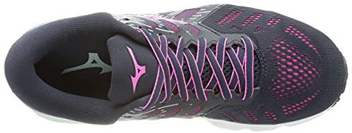 Mizuno Wave Ultima 12, Zapatillas de Running, MoodIndigo/PinkG/TWinds, 35 EU