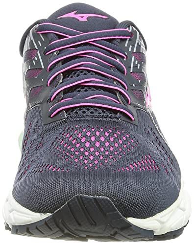 Mizuno Wave Ultima 12, Zapatillas de Running Mujer, MoodIndigo/PinkG/TWinds, 40 EU