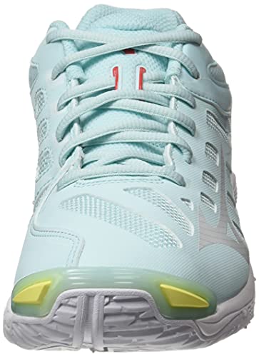 Mizuno Wave Voltage, Zapatillas de vleibol Mujer, Clearwater Wht Tennisbal, 38 EU