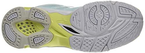 Mizuno Wave Voltage, Zapatillas de vleibol Mujer, Clearwater Wht Tennisbal, 38 EU