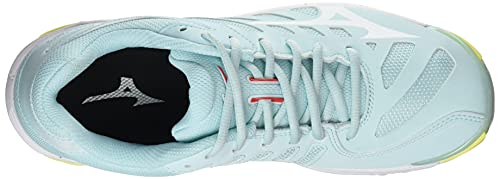 Mizuno Wave Voltage, Zapatillas de vleibol Mujer, Clearwater Wht Tennisbal, 38 EU