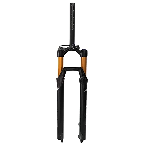 MJCDNB Horquilla neumática MTB para Bicicleta de montaña 26"27,5" 29"Suspensión, Horquillas de Freno de Disco QR de aleación de magnesio ultraligeras de 1-1/8" de 9 mm