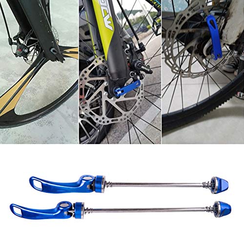 mlloaayo 1 Par De Pinchos De Bicicleta, Pinchos De Eje De Liberación Rápida, Eje De Rueda Delantero Y Trasero para Bicicleta, 100 / 135mm para MTB, Bicicleta De Montaña Y Carretera