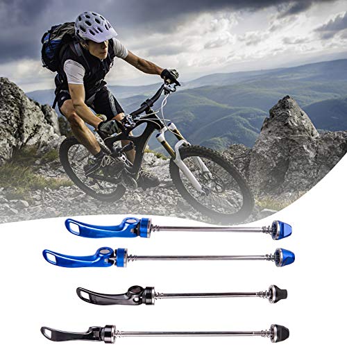 mlloaayo 1 Par De Pinchos De Bicicleta, Pinchos De Eje De Liberación Rápida, Eje De Rueda Delantero Y Trasero para Bicicleta, 100 / 135mm para MTB, Bicicleta De Montaña Y Carretera