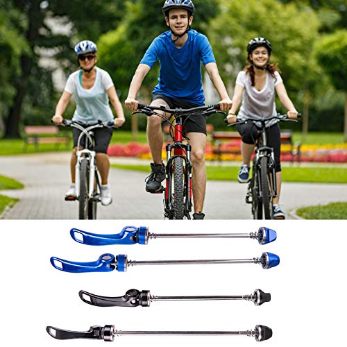 mlloaayo 1 Par De Pinchos De Bicicleta, Pinchos De Eje De Liberación Rápida, Eje De Rueda Delantero Y Trasero para Bicicleta, 100 / 135mm para MTB, Bicicleta De Montaña Y Carretera