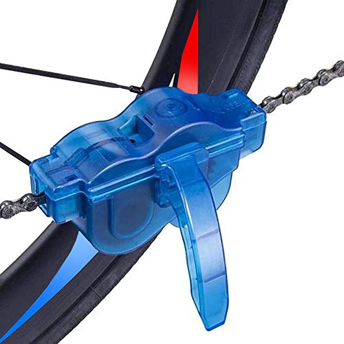 MMOBIEL Aparato de limpieza (limpiador) para Cadena de Bicicletas / Mountain Bikes con Cepillos Rotatorios.