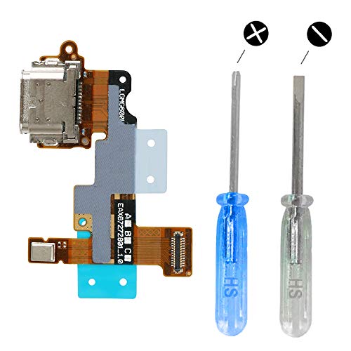 MMOBIEL Conector de Carga Dock de Reemplazo Compatible con LG G6 H870 H871 H872 H870 K/S/V de Incl.Herramientas