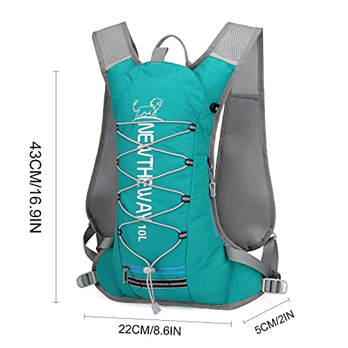 Mochila de Ciclismo de 10L,Mochila de hidratación,Mochila Trail Running Pequeña,Mochila de Ciclismo Mochila de Montar Mochila de Bicicleta Transpirable Ligero para Viajar Montañismo