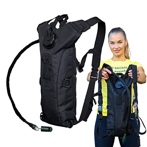 Mochila de hidratación Shape Savages - Mochila de agua para la práctica de la travesía y el running - Creado para deportistas - Mochila de running con vejiga de hidratación Talla única