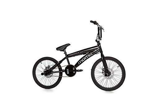 Moma Bikes Bicicleta Competicion "BMX FREESTYLE 360ª" - Alu, Doble Freno Disco - Ruedas 20"