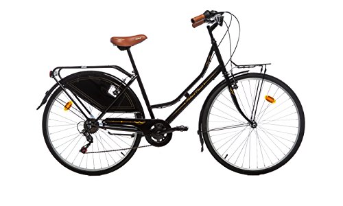 Moma Bikes Bicicleta Paseo HOLANDA 28", SHIMANO 6V. Sillin Confort