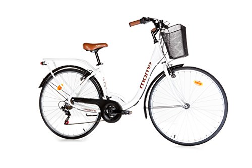 Moma Bikes City Classic 28" - Bicicleta Paseo, Aluminio , SHIMANO 18V