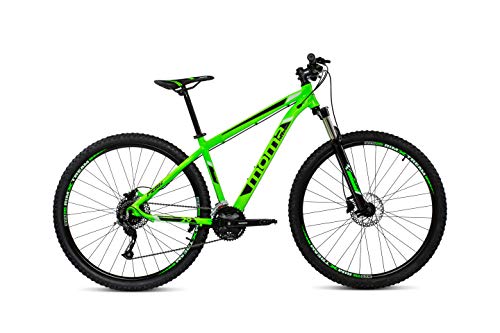 Moma Bikes Mtb29 Peak M Bicicleta de Montaña, Frenos de Disco hidraulicos, 27V, Unisex Adulto, Verde