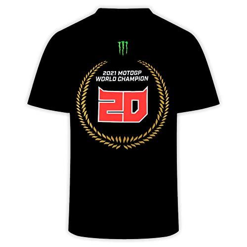 Monster Yamaha Factory Racing Camiseta Fabio Quartararo Campeón del Mundo MotoGP 2021 L