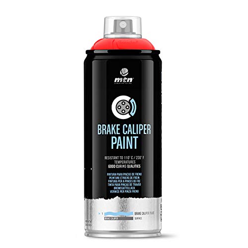 Montana Colors MTN Pro Pintura Pinzas de Freno-Rojo, Spray 400ml