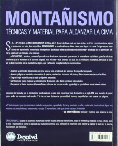 Montañismo - tecnicas y material para alcanzar la cima (Manuales Desnivel)