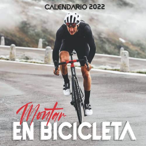 Montar en bicicleta Calendario 2022: Calendario 2022 8.5''x8.5'' - Regalos para familiares y amigas amigos - Animales divertidos