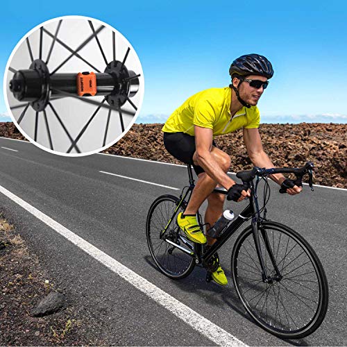 MOOFIT Sensor Velocidad Cadencia de Ciclismo con Bluetooth y Ant+ Impermeable Cadencia Sensor Velocidad para iPhone, Android y Ciclocomputadores