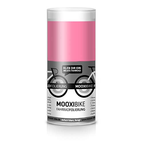 MOOXIBIKE Fahrradfolie glänzend für Rennrad Lámina Brillante para Bicicleta de Carretera, Unisex Adulto, Rosa, 1 x 150 x 13 cm