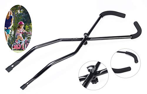 Moshaw Children 's Bicycle Safety Coach Handle Balance Putter (Black-1)